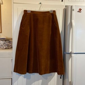 UNIQLO fine wale corduroy circle skirt M